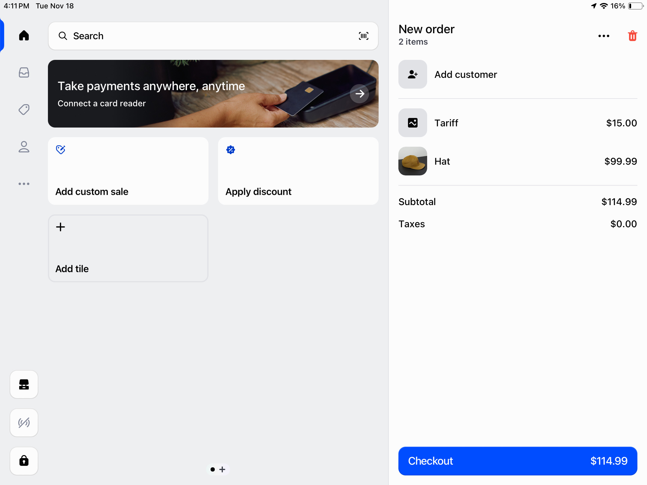 POS Bundle with Fees