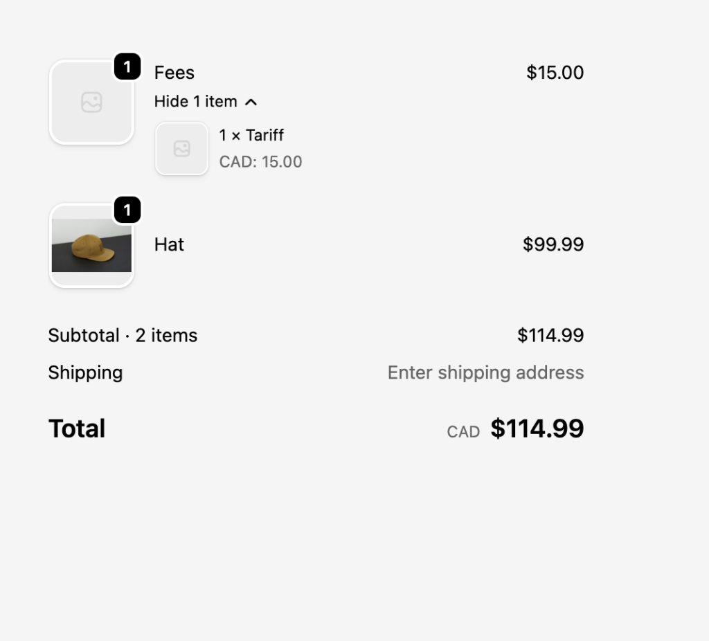 FeeBee Checkout Screen Bundle with Fees